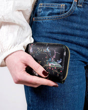 Load image into Gallery viewer, Wonderland Black Small Wallet by Fable England