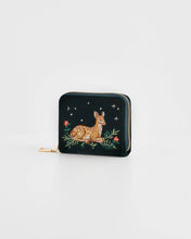 Load image into Gallery viewer, Fawn Embroidered Fawn Small Purse in Green by Fable England