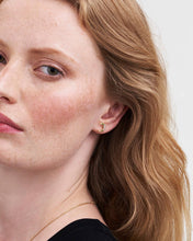 Load image into Gallery viewer, Nightshade Moon Gold Stud Earrings by Fable England
