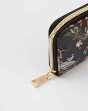 Load image into Gallery viewer, Wonderland Black Small Wallet by Fable England