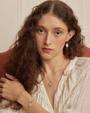 Load image into Gallery viewer, Framed Roses Enamel Brooch by Fable England