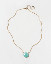Load image into Gallery viewer, Gem in the Moon Gemstone Necklace - Amazonite by Luna Norte