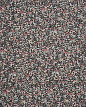 Load image into Gallery viewer, Magical Mushroom Black Lightweight Scarf by Fable England