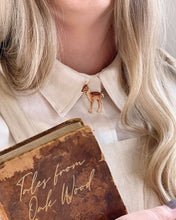 Load image into Gallery viewer, Enamel Fawn Brooch by Fable England