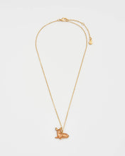 Load image into Gallery viewer, Resting Fawn Gold Chain Necklace by Fable England