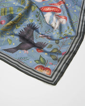 Load image into Gallery viewer, Catherine Rowe's Into The Woods Square Scarf by Fable England