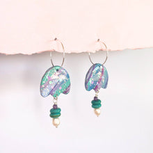 Load image into Gallery viewer, Sparkle Gemstone Flower Dangles by Isla & Marigold