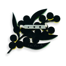 Load image into Gallery viewer, Orgalica Wattle Brooch - FLORA Collection