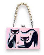 Load image into Gallery viewer, Miss Fluff x Lipstick & Chrome Kitty Chic Acrylic Handbag