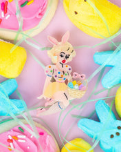 Load image into Gallery viewer, Lipstick & Chrome X Candy Doll Club Bunny Belle Brooch - Fawn Blonde