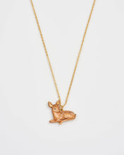 Load image into Gallery viewer, Resting Fawn Gold Chain Necklace by Fable England
