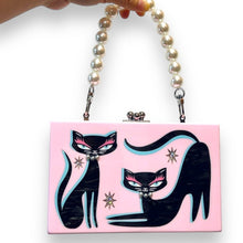 Load image into Gallery viewer, Miss Fluff x Lipstick & Chrome Kitty Chic Acrylic Handbag
