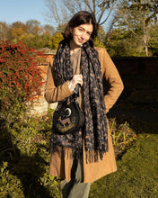 Load image into Gallery viewer, A Night's Tale Woodland Heavyweight Scarf - Midnight by Fable England
