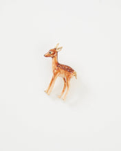 Load image into Gallery viewer, Enamel Fawn Brooch by Fable England