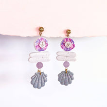 Load image into Gallery viewer, Mermaid Treasure Dangle Earrings by Fable England