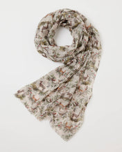 Load image into Gallery viewer, A Night's Tale Gray Lightweight Scarf by Fable England