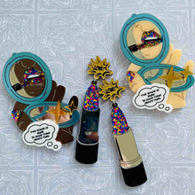 Load image into Gallery viewer, PolyPaige Compact Mirror Brooch