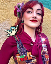 Load image into Gallery viewer, Betty Blossom Small Strawberry Fields Acrylic Dangle Earrings Sydney Australia