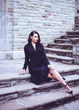 Load image into Gallery viewer, Katakomb by Kassandra Love - Claudia Dress in Black (Only size XS left)