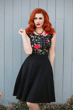 Load image into Gallery viewer, Retrolicious Charlotte Skirt in Black (Only size 4X left)