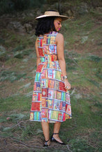 Load image into Gallery viewer, Retrolicious fairytale books print longer length vintage style dress