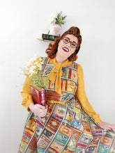 Load image into Gallery viewer, Retrolicious fairytale books print longer length vintage style dress