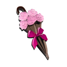 Load image into Gallery viewer, Mini Umbrella Brooch by Orgalica