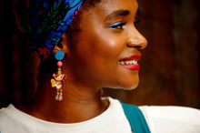 Load image into Gallery viewer, LaliBlue Monkey and Cymbals Earrings
