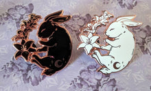 Load image into Gallery viewer, The Pickety Witch Starlight Rabbit Enamel Pin Betty Blossom Sydney