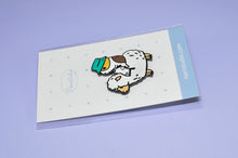 Load image into Gallery viewer, Noristudio Bubu the Guinea Pig Knitter Enamel Lapel Pin Betty Blossom Australia