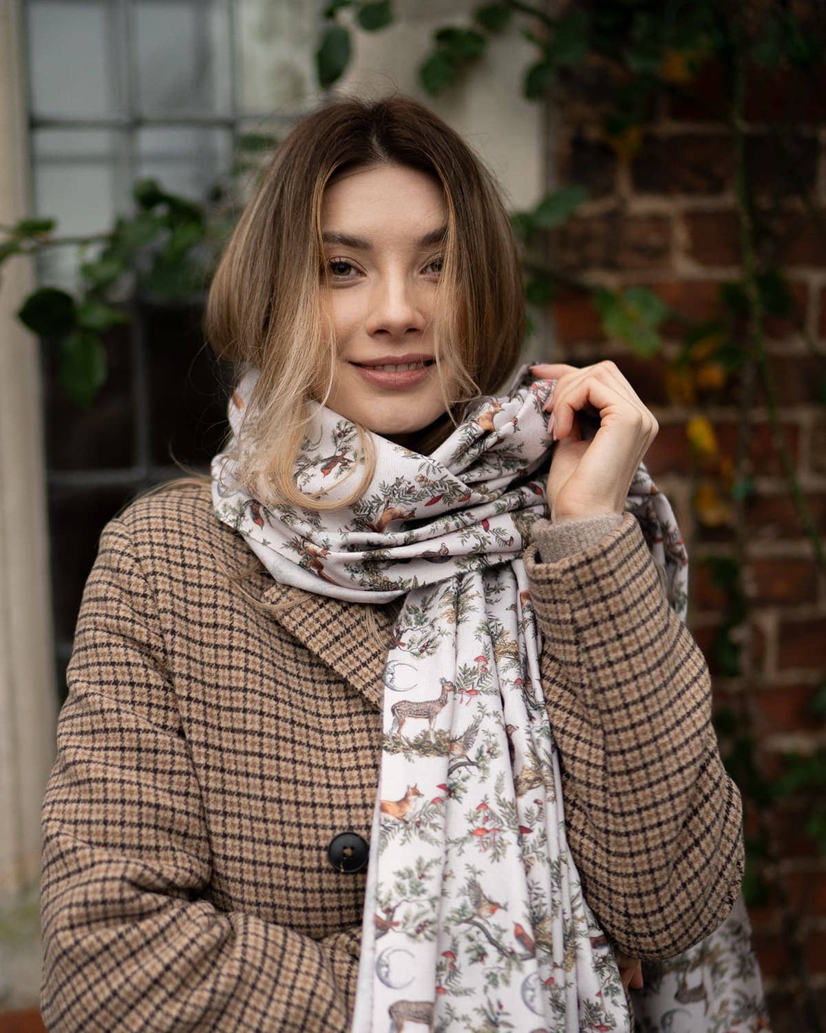 A Night's Tale Woodland Winter Scarf by Fable England