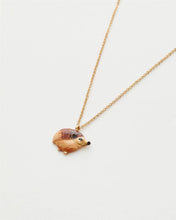 Load image into Gallery viewer, Hedgehog Enamel Necklace by Fable England
