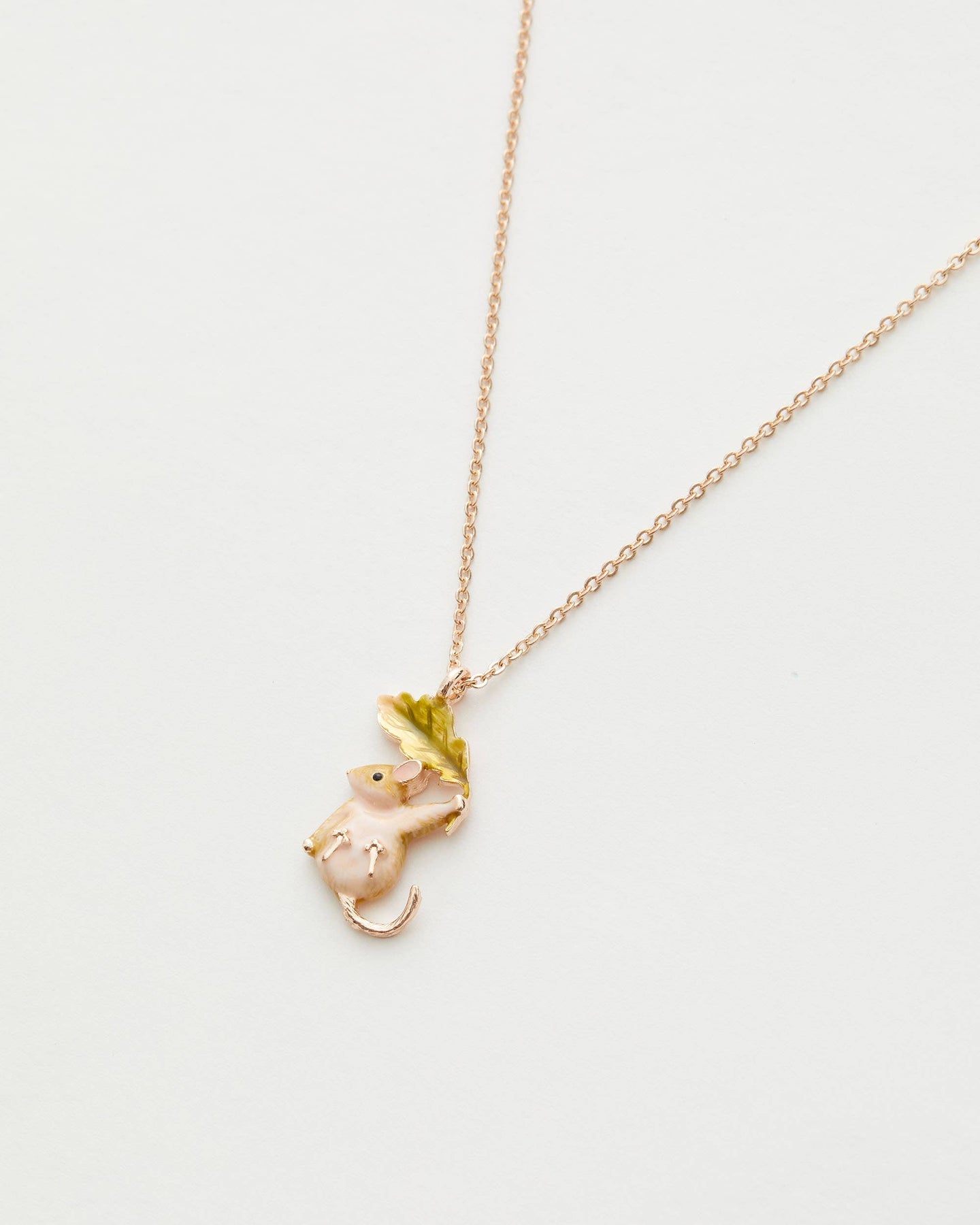 Dormouse Enamel Short Necklace by Fable England