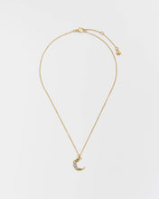 Load image into Gallery viewer, Nightshade Moon Gold Chain Necklace by Fable England
