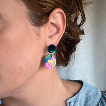 Load image into Gallery viewer, Mirror Mirror Earrings - Aurora by Isla &amp; Marigold
