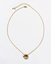 Load image into Gallery viewer, Gem in the Moon Gemstone Necklace - Bumblebee Jasper by Luna Norte
