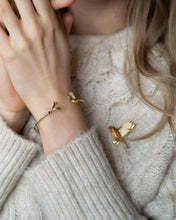 Load image into Gallery viewer, Enamel Flying Robin Brooch by Fable England
