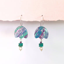 Load image into Gallery viewer, Sparkle Gemstone Flower Dangles by Isla &amp; Marigold
