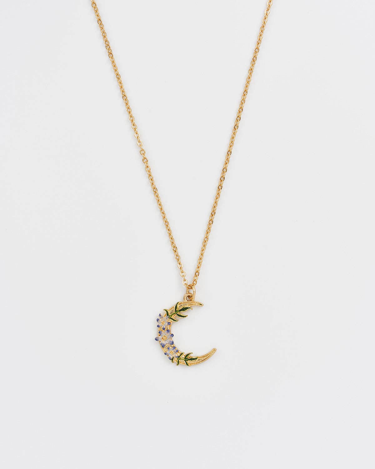 Nightshade Moon Gold Chain Necklace by Fable England
