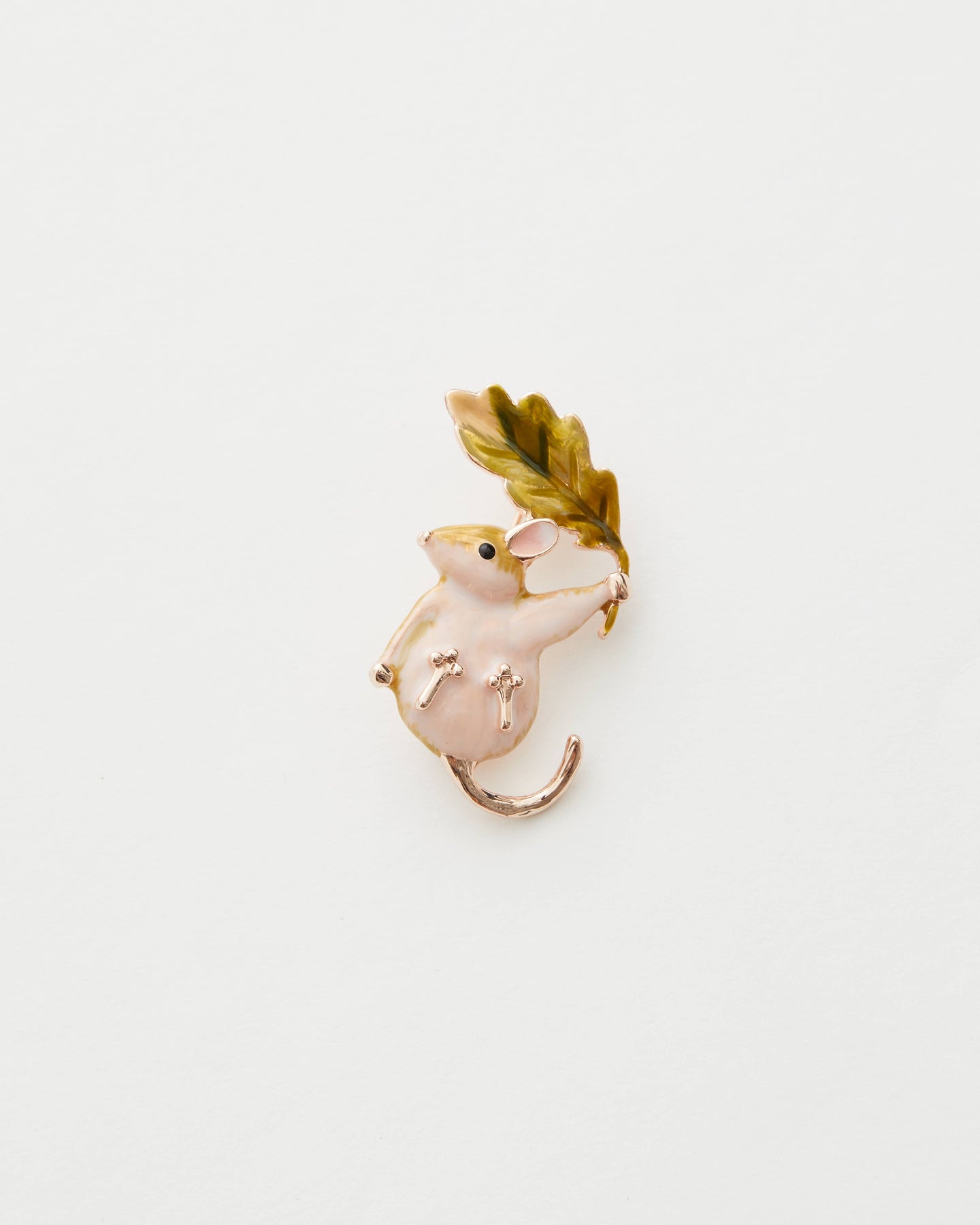 Dormouse Enamel Brooch by Fable England
