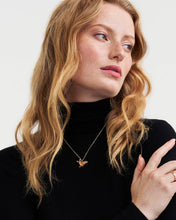 Load image into Gallery viewer, Resting Fawn Gold Chain Necklace by Fable England
