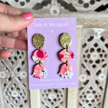 Load image into Gallery viewer, Floral Statement Earrings by Isla &amp; Marigold
