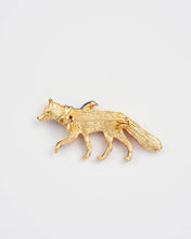 Load image into Gallery viewer, Cosy Fox Enamel Brooch by Fable England
