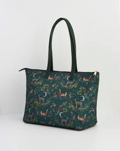 Load image into Gallery viewer, Into the Woods Large Green Tote by Fable England

