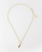 Load image into Gallery viewer, Barn Owl Enamel Collector Chain Necklace by Fable England
