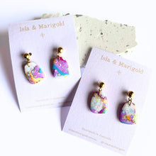 Load image into Gallery viewer, Rainbow Small Dangle Earrings by Isla &amp; Marigold
