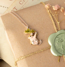 Load image into Gallery viewer, Dormouse Enamel Short Necklace by Fable England
