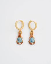 Load image into Gallery viewer, Fable England x Peter Rabbit Reading Charm Huggie Earrings
