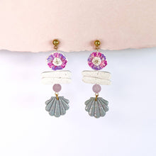 Load image into Gallery viewer, Mermaid Treasure Dangle Earrings by Fable England
