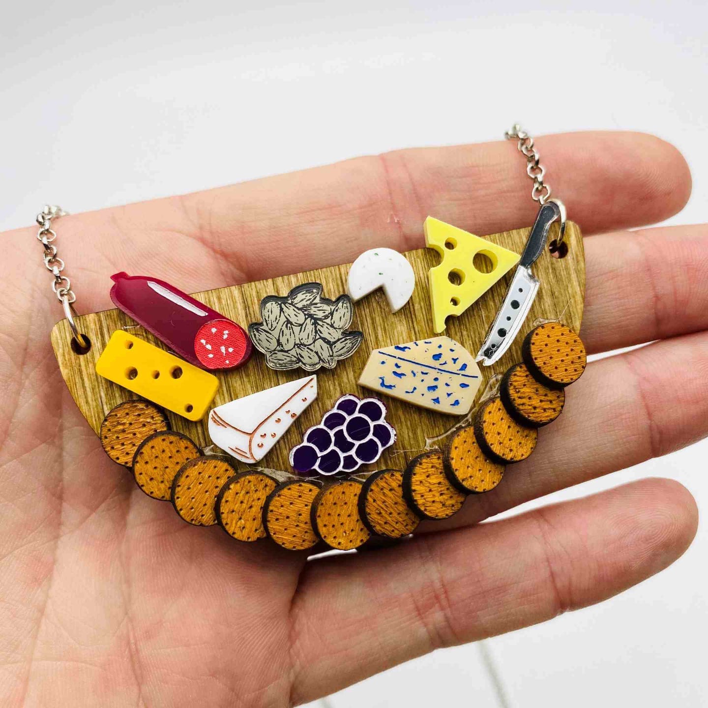 PolyPaige Cheeseboard Necklace